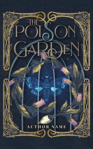 Premade Fantasy, Young Adult Book Cover: The Poison Garden - Hand-Drawn Exclusive Premade Book Cover