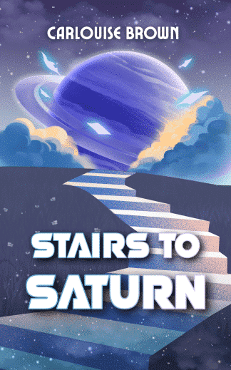 Ready Made Children's, Sci-Fi Book Cover: Stairs to Saturn