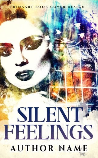 Premade Literary Fiction, Paranormal Romance, Psychological / Mystery Ebook Cover: Silent Feelings — Atmospheric Emotional Fiction Premade Cover