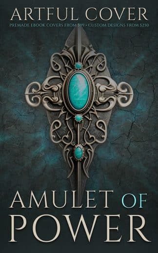 Pre-made Fantasy, Young Adult Book Cover: Amulet of Power