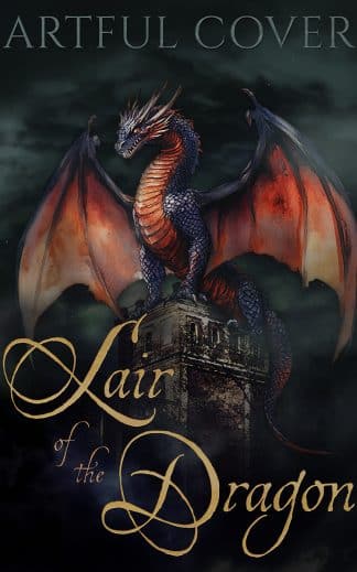 Premade Fantasy, Young Adult Book Cover: Lair of the Dragon
