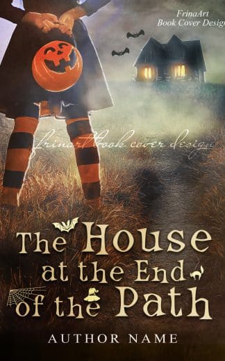 Premade Horror, Young Adult Book Cover: The House at the End of the Path — Atmospheric Thriller Premade Cover