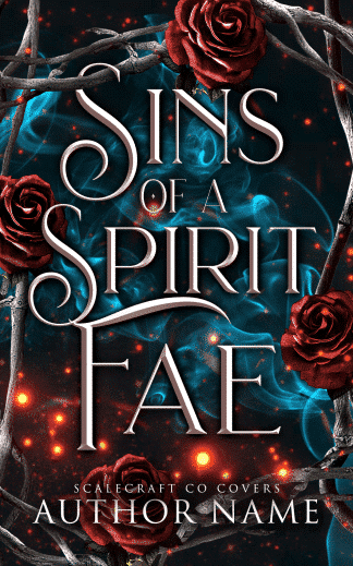 Pre-made Fantasy, Paranormal Romance, Young Adult Cover Design: Dark Romantasy Premade Cover | Sins Of A Spirit Fae