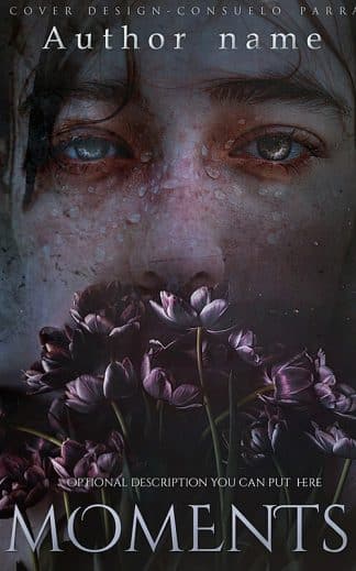Premade Literary Fiction, Romance, Young Adult Book Cover: MOMENTS