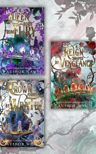Pre-made Fantasy, Historical Fiction Book Cover: Queen's Vengeance Trilogy