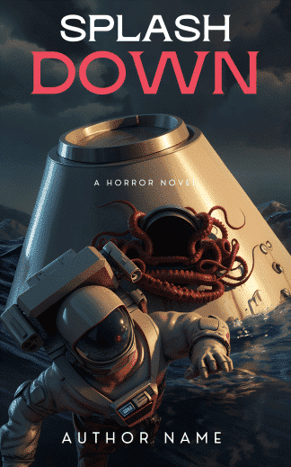 Pre-made Horror Book Cover: SPLASH DOWN