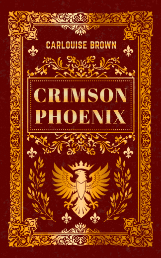 Premade Fantasy, Historical Fiction Book Cover: Crimson Phoenix