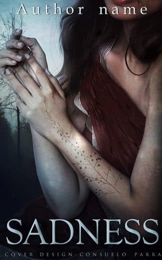 Pre-made Literary Fiction, Romance Book Cover: SADNESS
