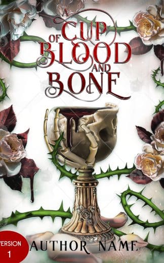 Pre-made Fantasy, Paranormal Romance, Young Adult Cover Design: A Cup of Blood and Bone