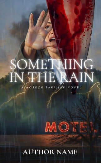 Premade Horror Ebook Cover: IN THE RAIN