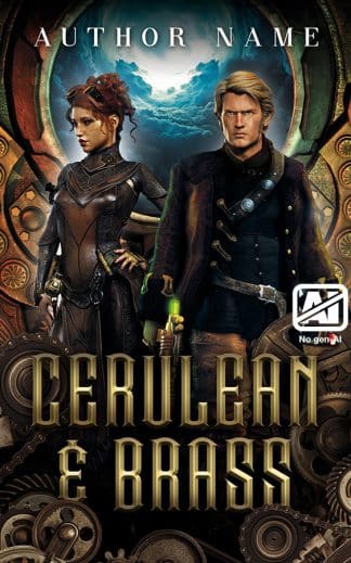 Ready Made Action & Adventure, Steampunk Book Cover: Cerulean & Brass