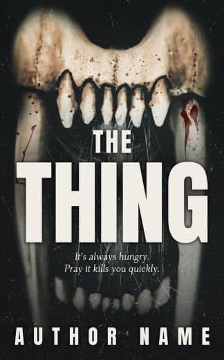 Premade Horror Ebook Cover: THE THING - Creature Feature & Monster Horror Premade Book Cover