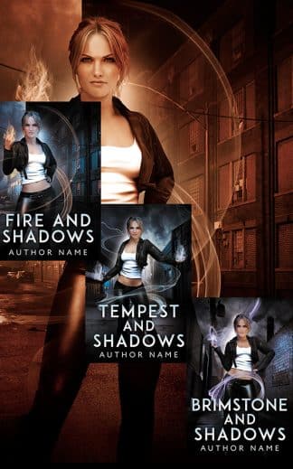 Pre-made Fantasy, Paranormal Romance Ebook Cover: Fire and Shadows Trilogy (Can be sold as single cover, see cover details for pricing)