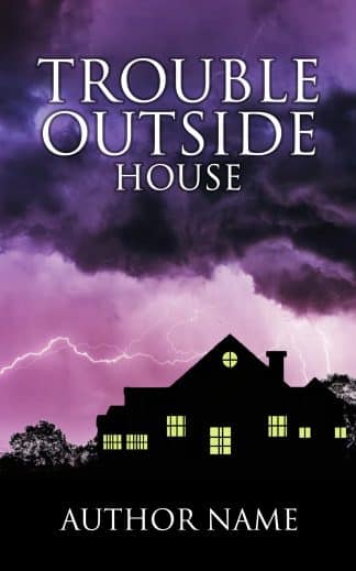 Premade Psychological / Mystery, Thriller & Suspense Ebook Cover: The House in the Storm