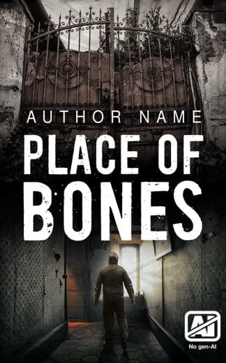 Premade Horror, Thriller & Suspense Ebook Cover: Place of Bones
