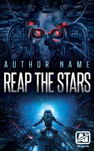 Pre-made Horror, Sci-Fi Book Cover: Reap the Stars