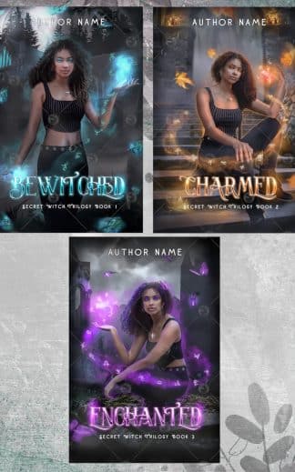 Pre-made Fantasy, Paranormal Romance, Young Adult Cover Design: Secret Witch Trilogy