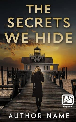 Ready Made Literary Fiction, Psychological / Mystery, Thriller & Suspense Book Cover: The Secrets We Hide